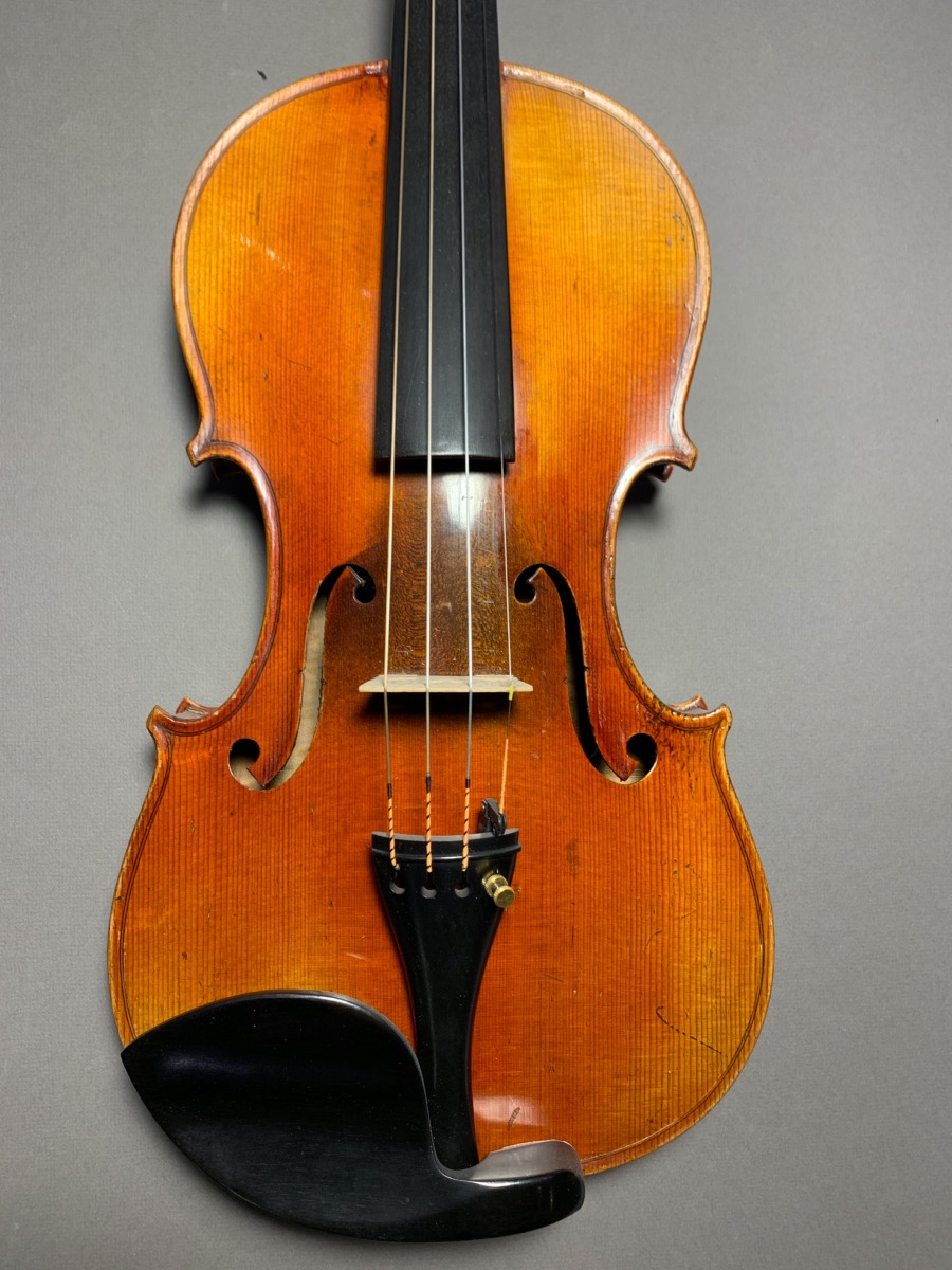 Violon 4/4 Mirecourt étiquette et marque "H. DERAZEY"